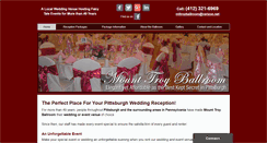 Desktop Screenshot of mttroyballroom.us
