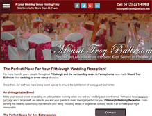 Tablet Screenshot of mttroyballroom.us
